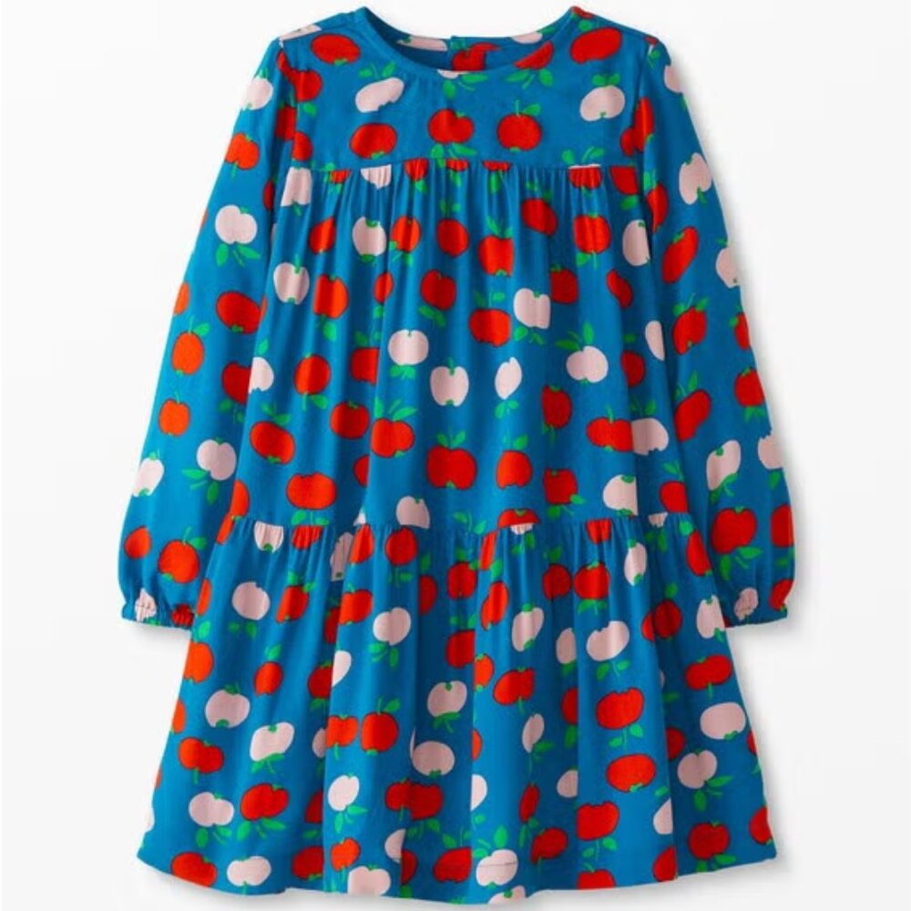 Hanna Andersson Woven Twirl Dress Size 12 150cm